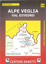 Cartina Carta Mappa Alpe Veglia e Val Divedro scala con anteprima